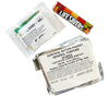 Each General Purpose Ration contains a hard candy sucrose ration, soup packet, tea packet, and four high-calorie emergency ration bars.