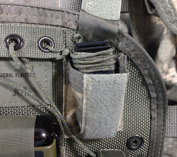 Type 1A parachute cord used as dummy cord in PSGC survival kit.