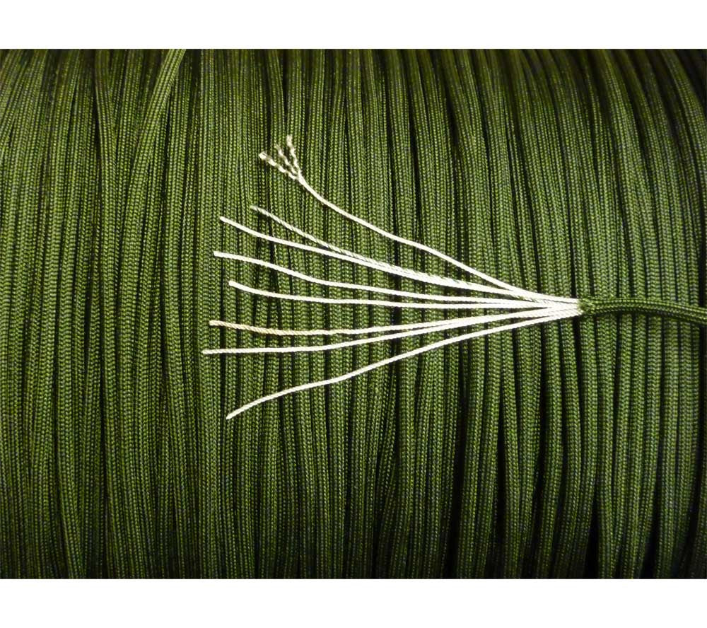 Type 3 Parachute Chord in camo green.