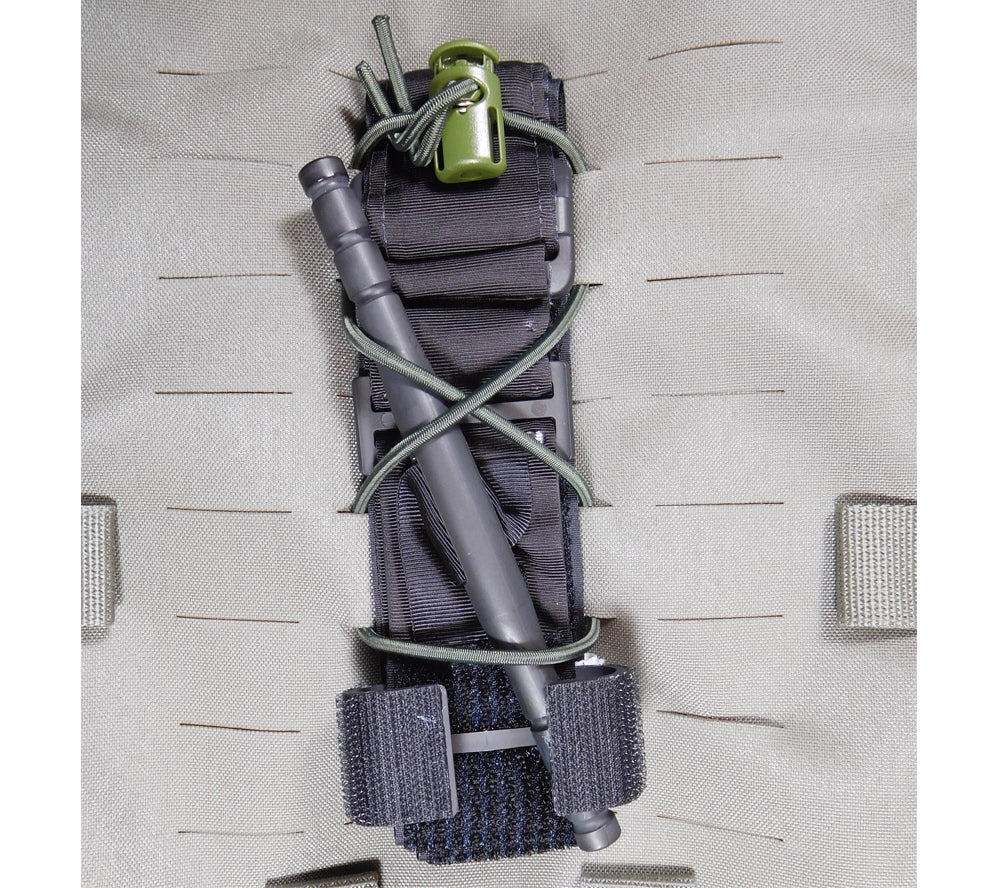 Easily secure a tourniquet to a PALS grid with an Attachenator Kit.