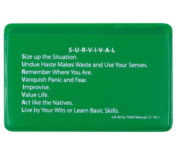 Backup fire starters for emergency survival situations, fresnel lenses weigh almost nothing and fit in your wallet.