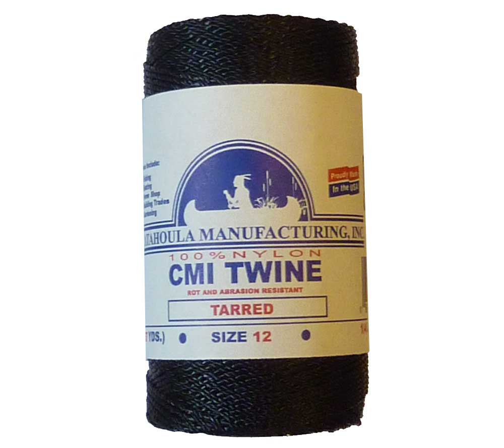 Catahoula Tarred #36 Braided Nylon Twine - Black (32336) for sale