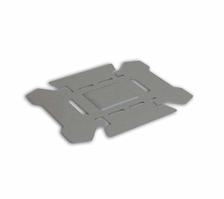 When not in use, Esbit's steel PSK stove folds flat for storage.