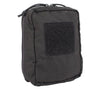 First Spear's SOF Med Pouch, shown here in Black, has a loop panel on the outside face for patches and tags.