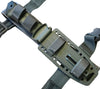 Gerber's LMF II comes with an ambidextrous sheath and integral knife sharpener.