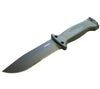 The military ASEK system requirement states that the blade must have a partially serrated blade for cutting cordage, soft metal, acrylic, etc.