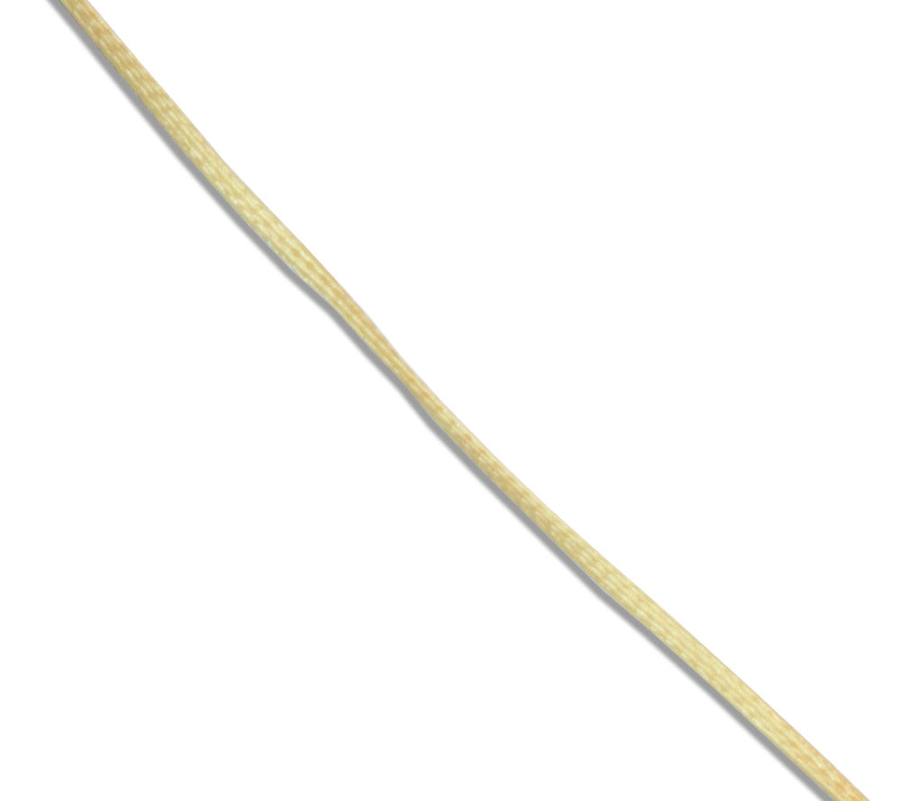Cord thickness can range from approximately 2 mm (.078 in) to 5 mm (.197 in)