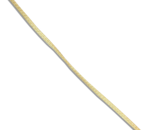 Cord thickness can range from approximately 2 mm (.078 in) to 5 mm (.197 in)