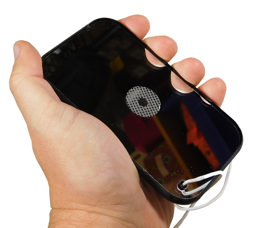The MIL-M-18371E Type II Mirror is roughly size of an iPhone.