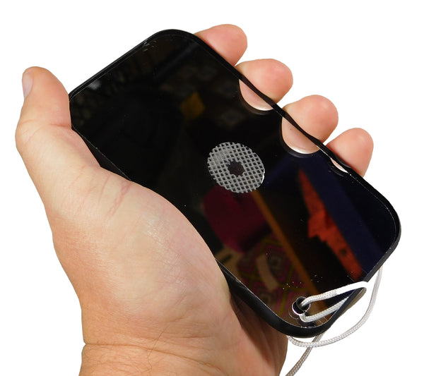 The MIL-M-18371E Type II Mirror is roughly size of an iPhone.