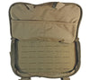 Secondary compartment on Hill People Gear's Coyote Brown Version 3 Kit Bag.
