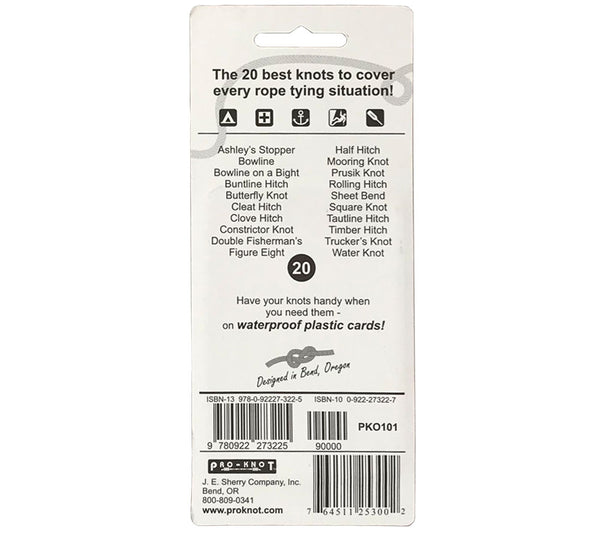 In addition to Pro-Knot's Outdoor Knots cards, 5col also sell many different types of cord you can use to practice knot-tying.