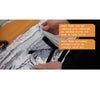 Four oxygen-activated heating pads are held in place with hook and loop strips in the BH-03 blanket.