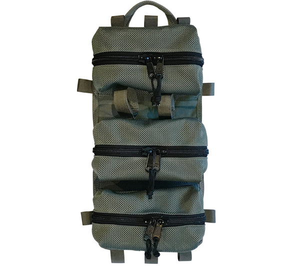 SKRAM Organizer Insert v2 in foliage with black zipper.