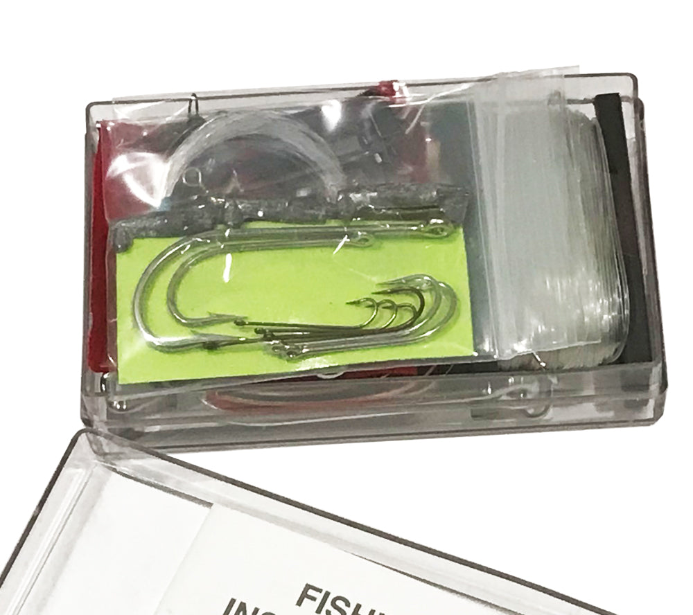 This emergency survival fishing kit was originally designed for use in US military life rafts. This kit conforms to the MIL-F-6218 specification. Certificate of conformance available upon request.