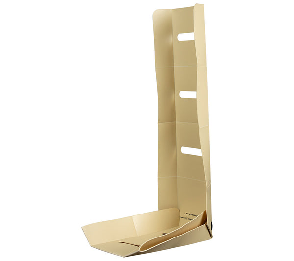 Splint is made from a lightweight polymer that can withstand extreme conditions while still remaining flexible.