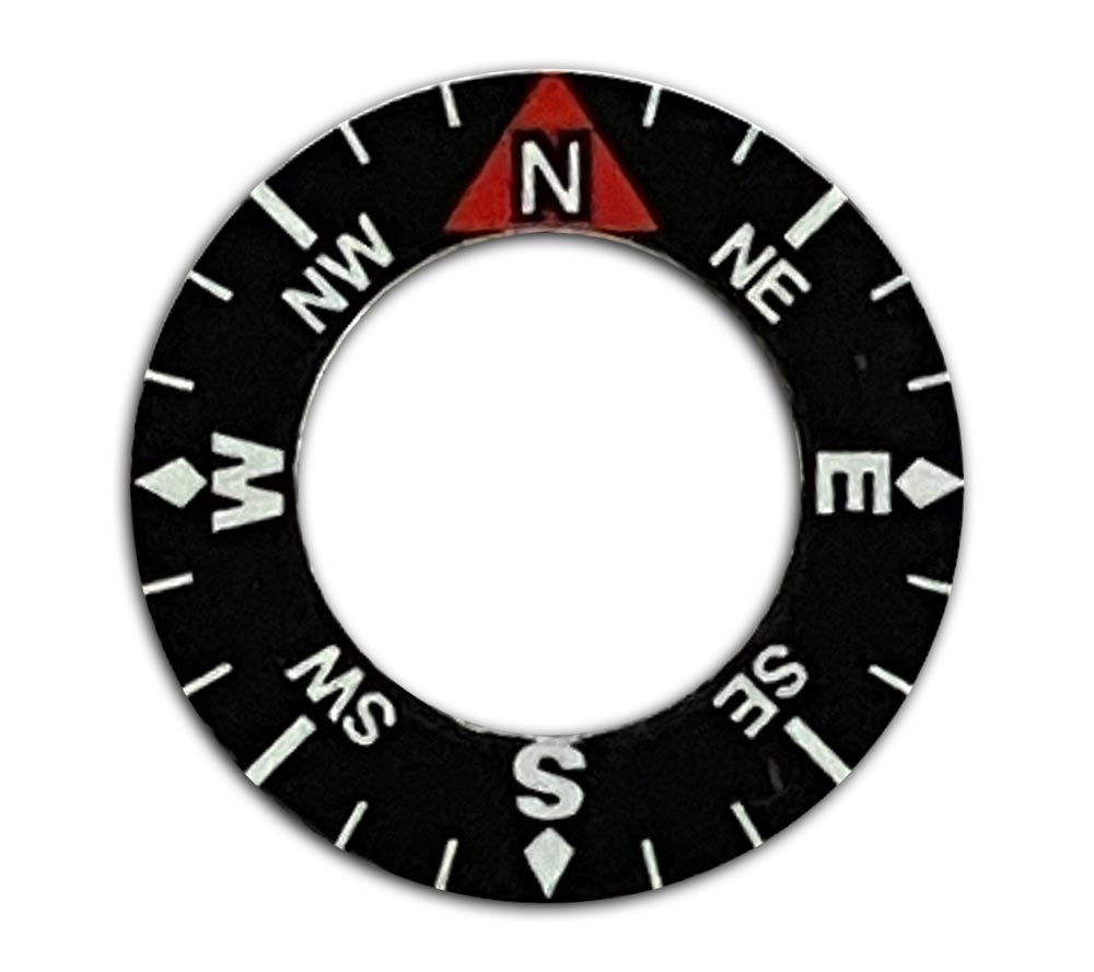 Insertable Compass Mini Escape Compass for SERE | Land Navigation | 5col Survival Supply