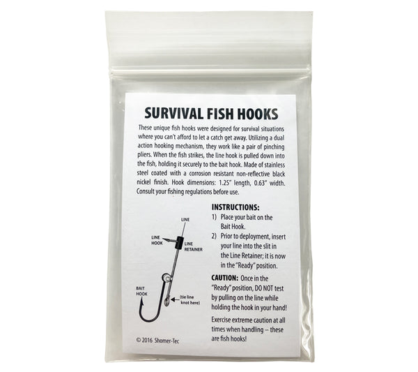 Survival Fish Hook 2-Pack