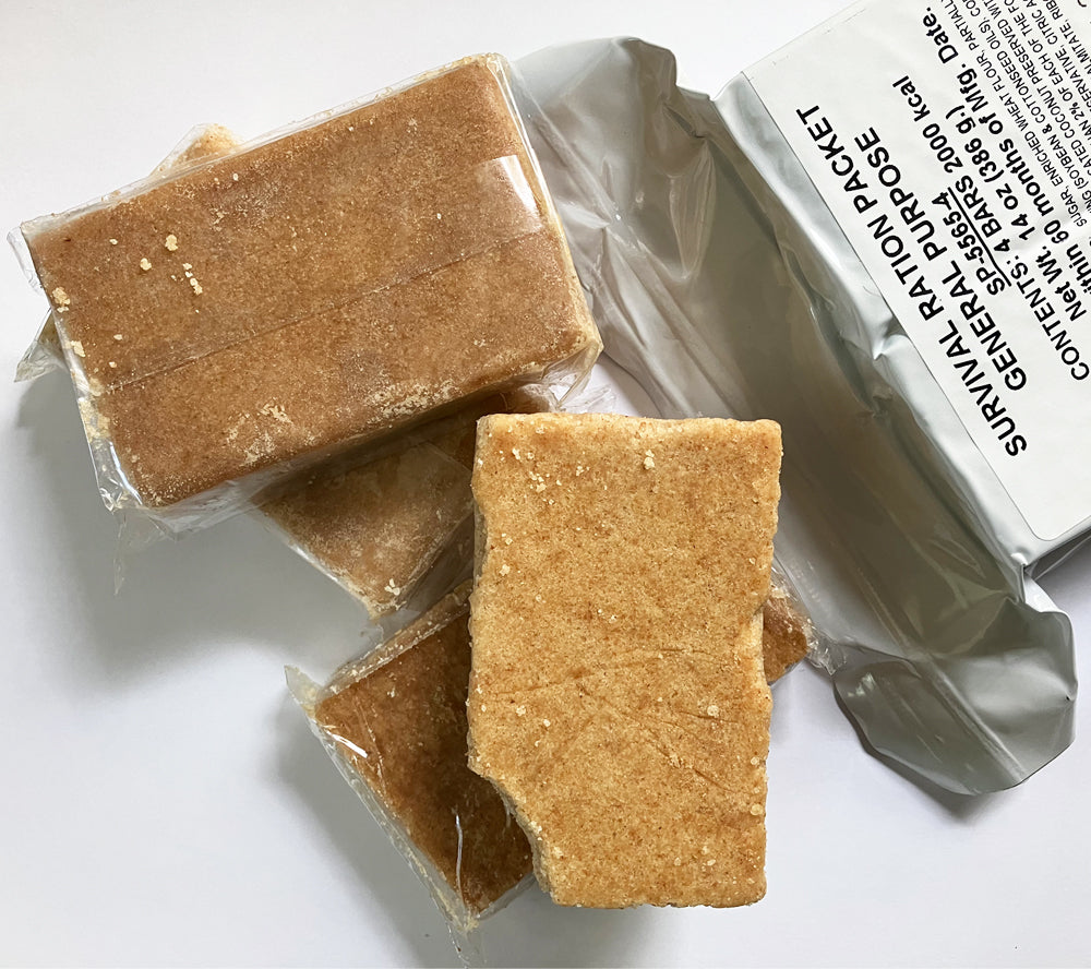 Survival Ration Survival Ration Packet, 4 Bars | 5col Survival Supply