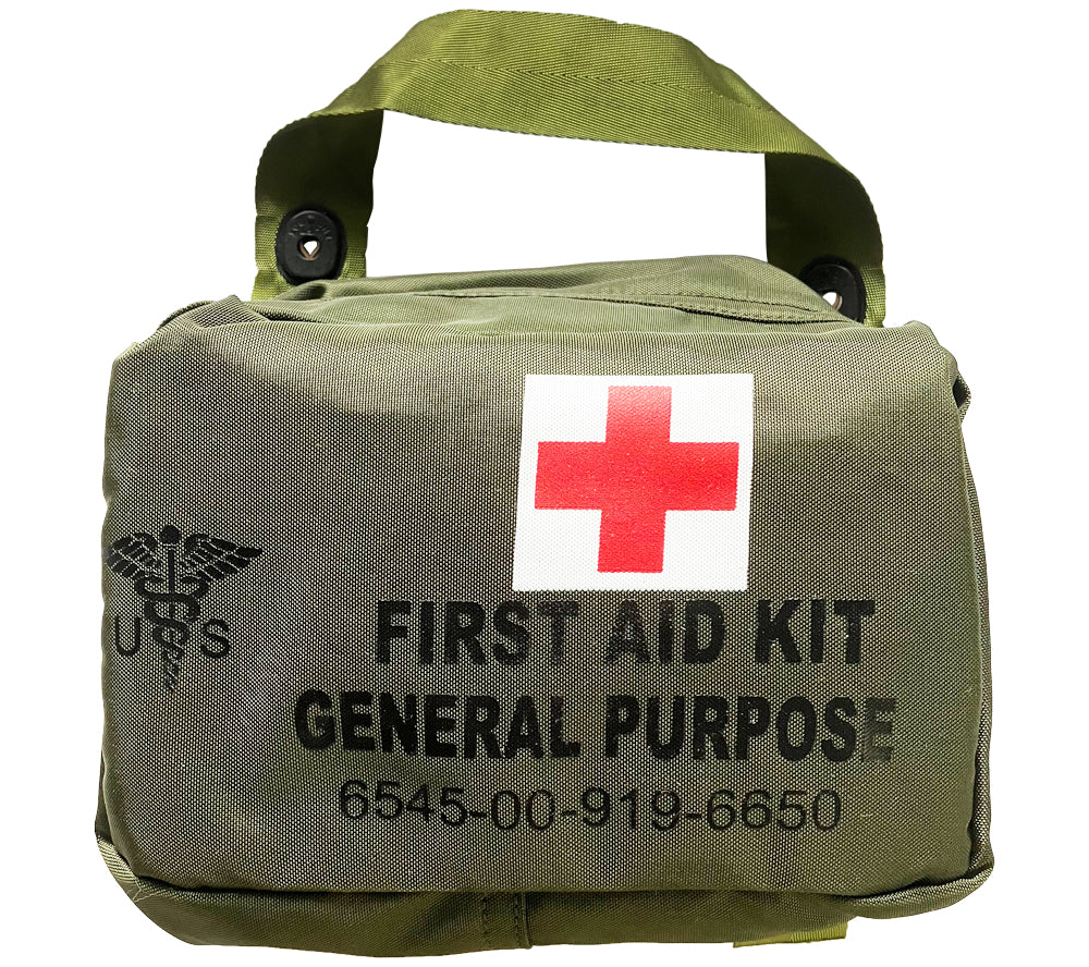 First Aid Kit, General Purpose NSN: 6545-00-919-6650, IRR-A 6882, UA-6882, UA-7055