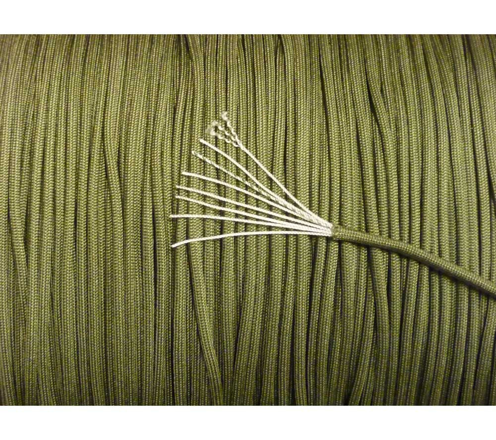 Type 3 Parachute Chord in olive drab.