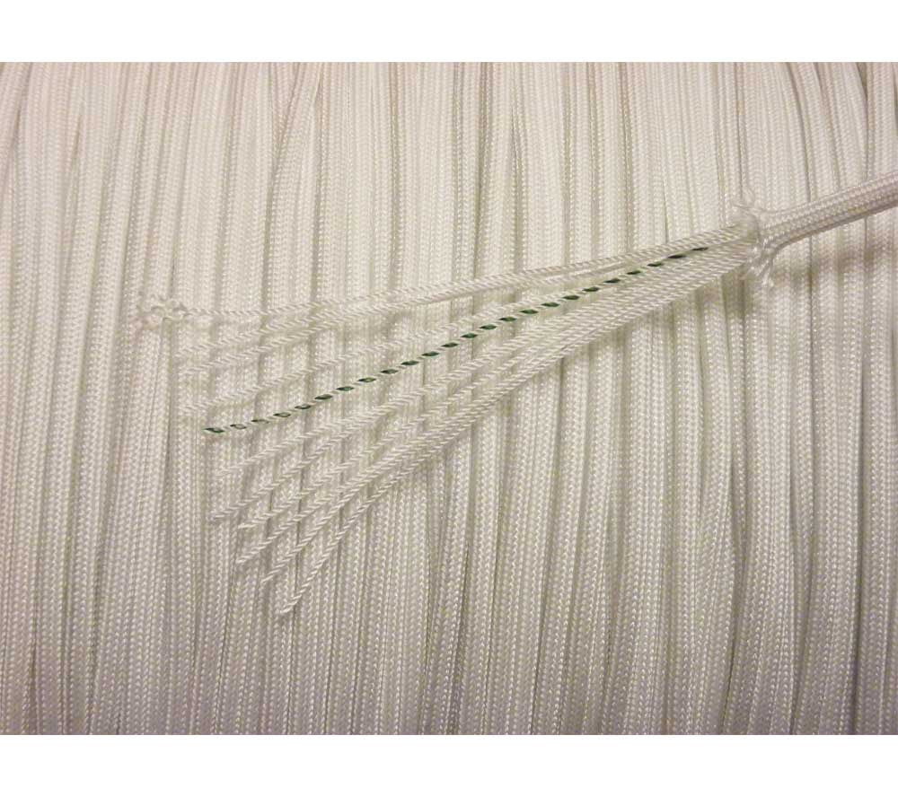 Type 4 Parachute Chord in natural white.