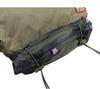 A 5col Ultralight Tarp secured to a Kit Bag with an Attachenator Kit.