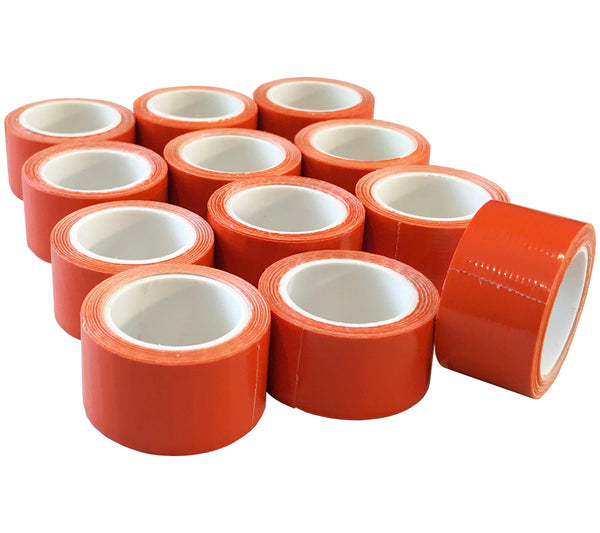 Mini Duct Tape Rolls from 5col Survival Supply, Orange, 1 in x 100 in, available here in cases of 12 rolls.