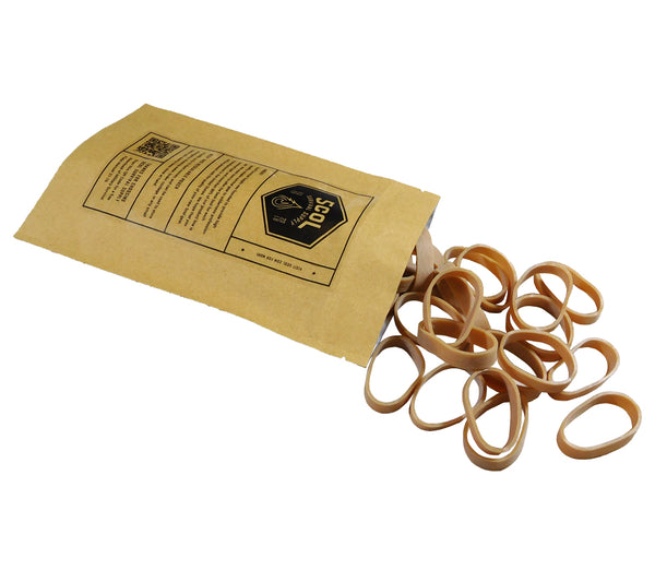 Mil-PRF-1832E Type 2 Parachute Bands are made from natural crepe rubber.