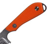 Backpacker Knife G10 Handles in orange, from WRK.