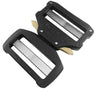 Raptor 2.25 in. Dual Adjustable Quick Release Buckle, Matte Black, designed for duty belt upgrades.
