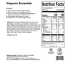 Nutritional Information for AlpineAire's Vaquero Scramble.