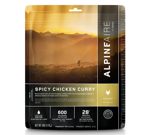 AlpineAire Foods Spicy Chicken Curry Freeze Dried Meal