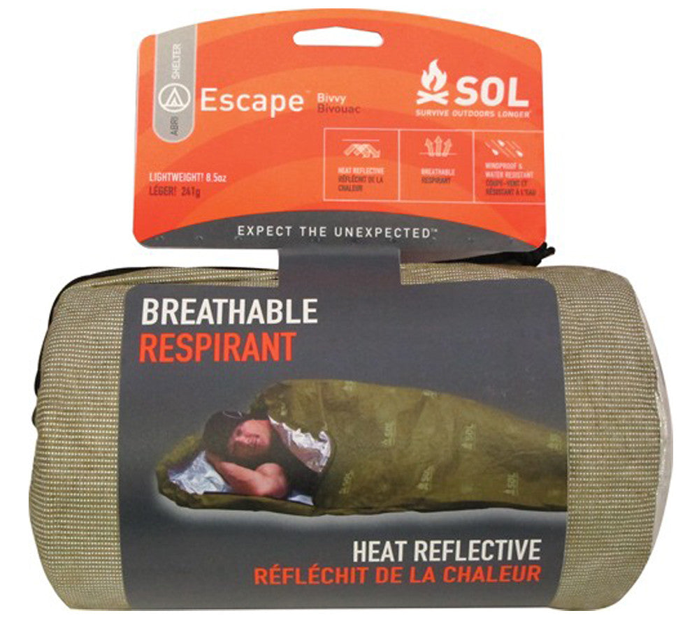 SOL Escape Bivvy, Olive Drab - Adventure Medical Kits