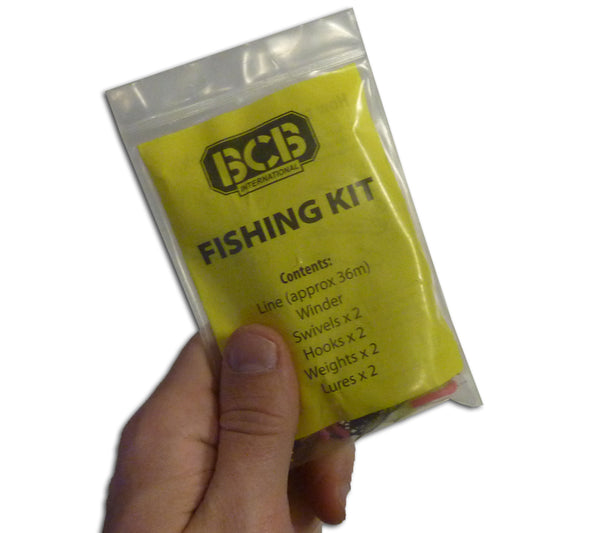 The compact survival fishing kit from BCB International fits in your pocket or the palm of your hand.