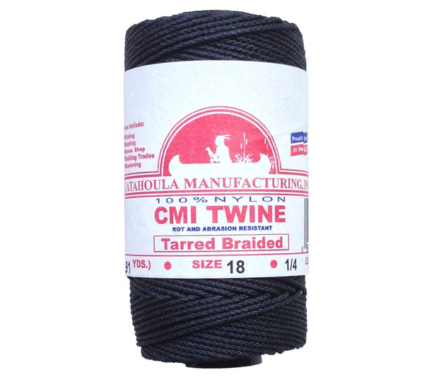 #18 tarred braided nylon bank line is available with free shipping from 5col Survival Supply.