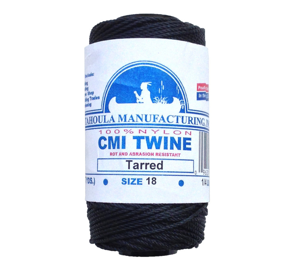 Catahoula makes #18 tarred twisted nylon bank line from AA Seine Twine.