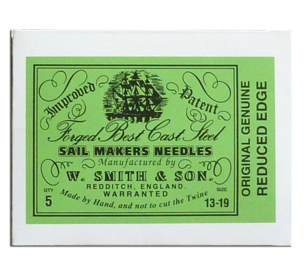 Steel Sailmaker's Needles #13-19: 5 Pack - Wm. Smith & Son