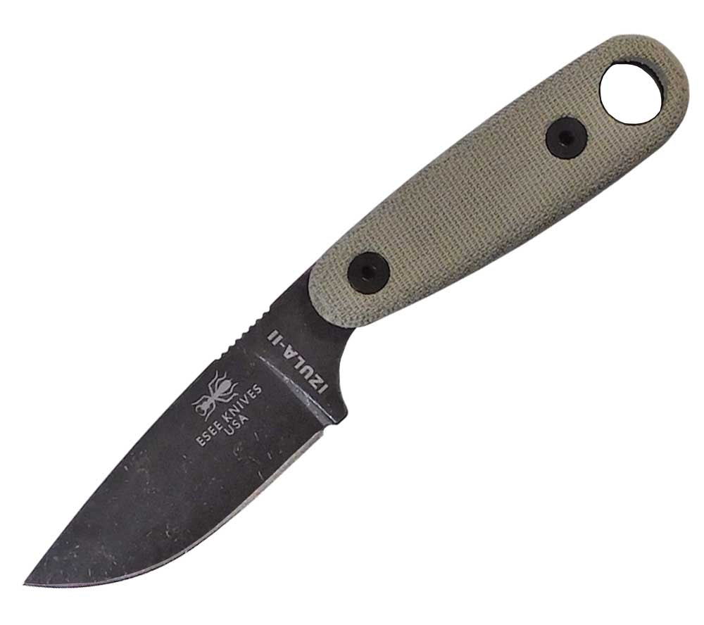 We now offer the ESEE Izula II Knife with a Black Oxide finish!