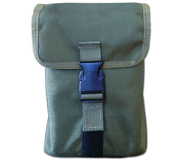 Olive Drab Kit Tin Pouch from ESEE Knives.  MOLLE straps for use with PALS Grids and modular gear.