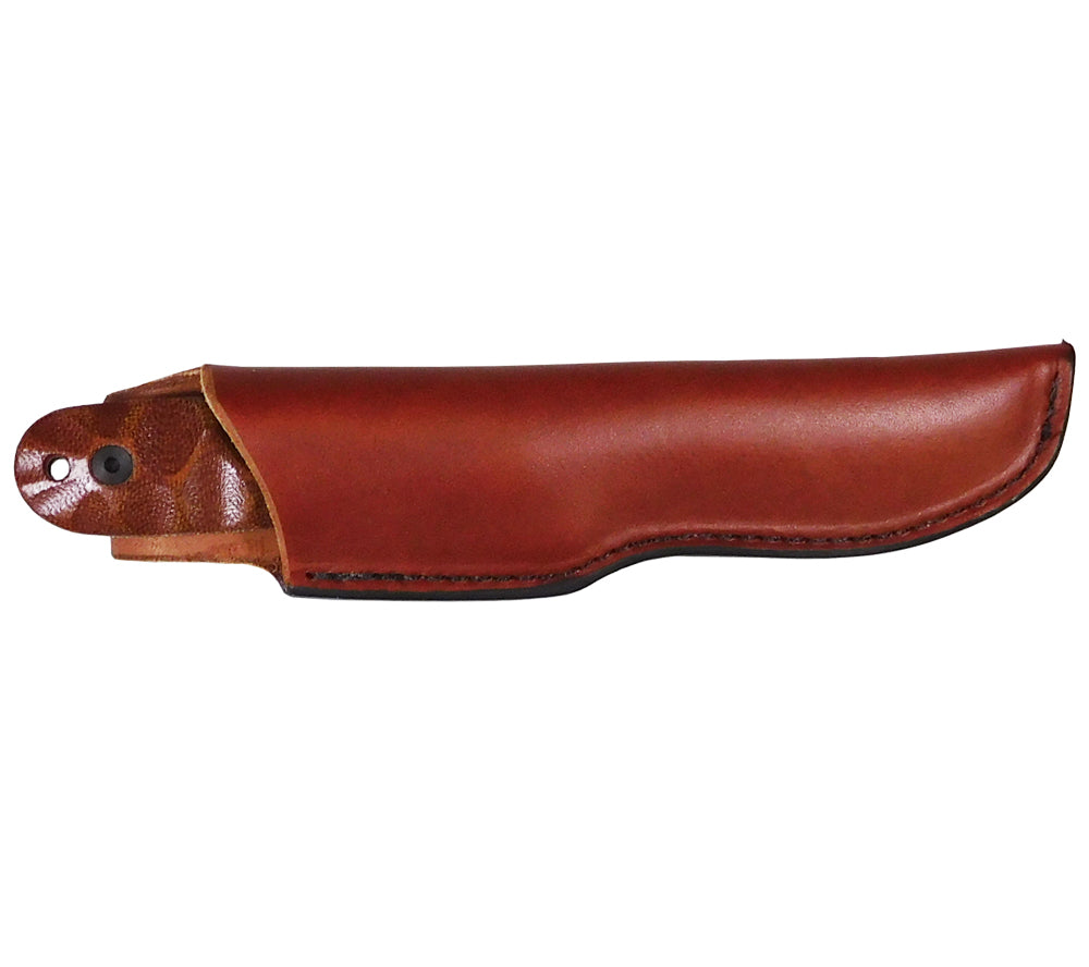 Its American-made leather sheath means ESEE's PR-4 knife will always be close at hand.