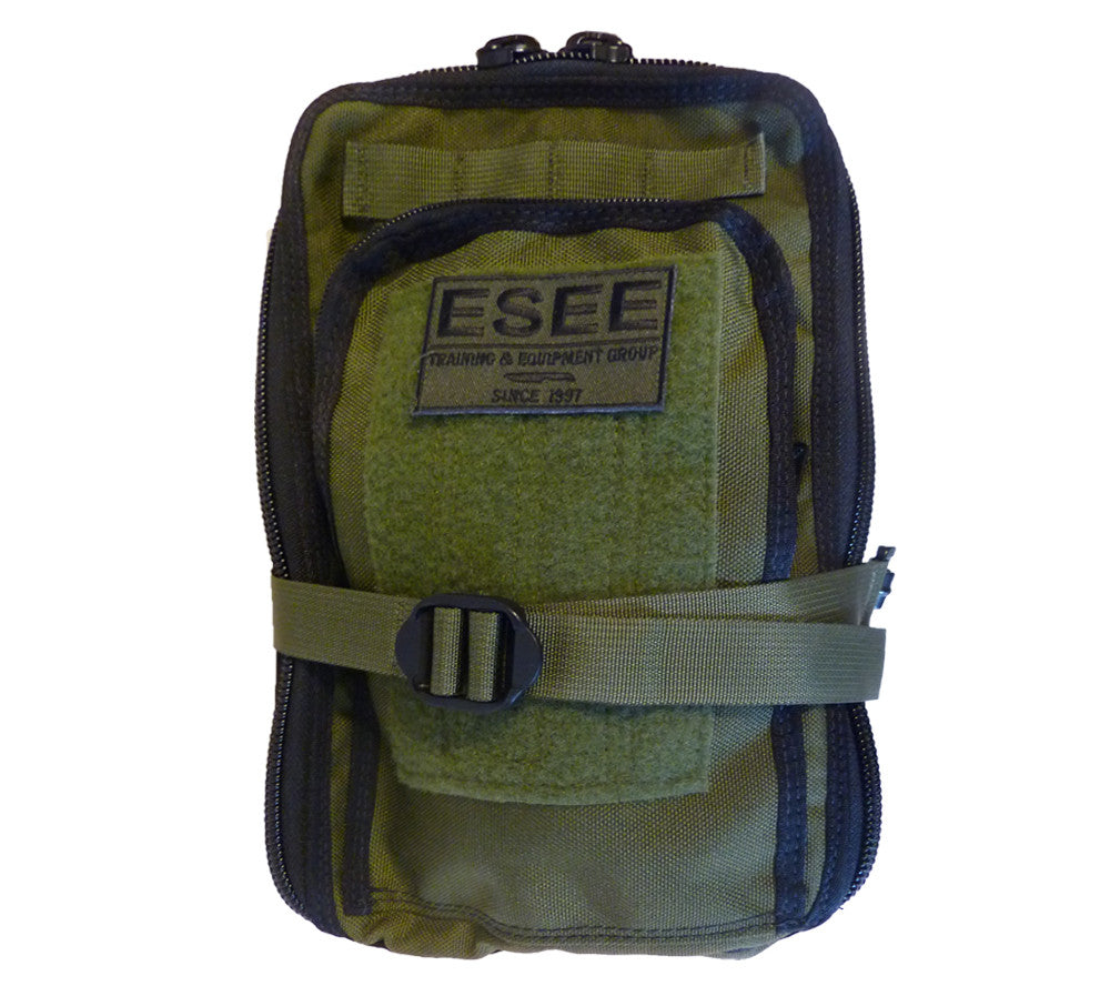 The MOLLE Compatible Advanced Survival Kit has detachable shoulder and compression straps.