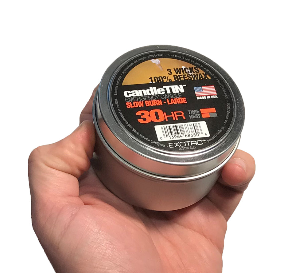candleTIN Tri-wick Beeswax Candle - Exotac