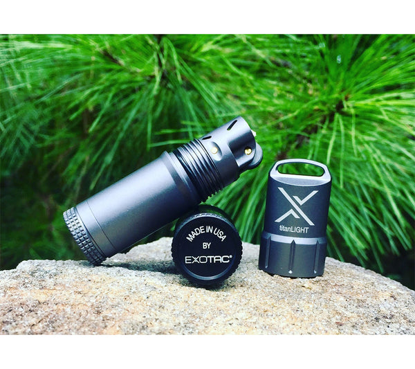 Exotac titanLIGHT refillable lighters are made in the USA.