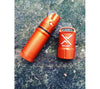 The titanLIGHT waterproof lighter from Exotac has a screw-on quickTHREAD cap.