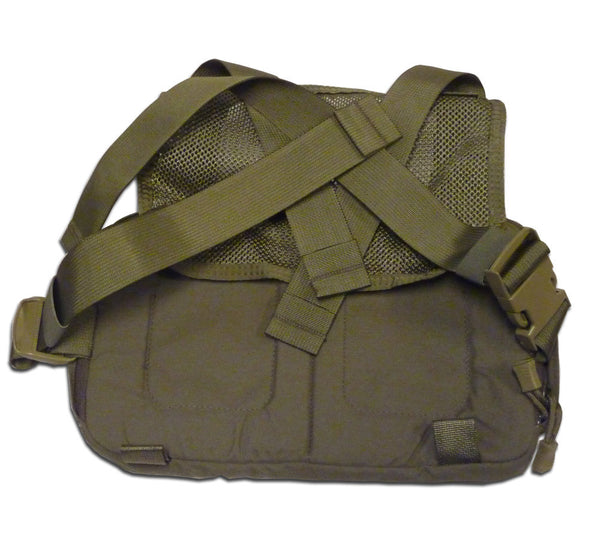 Tabs on bottom allow for second bag docking.