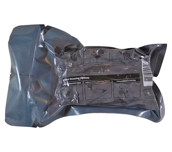 The T3 Israeli Bandage comes vacuum sealed in two pouches to ensure sterility.