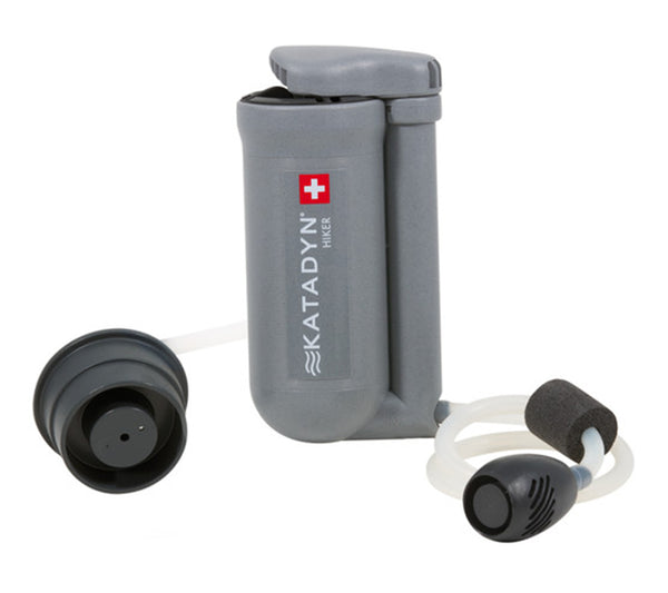 The Katadyn Hiker Water Microfilter system is effective against giardia and cryptosporidium.