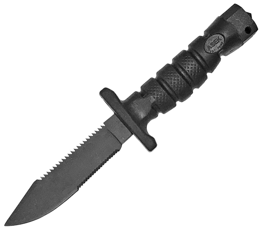 ASEK Knife from Ontario Knife Company. ASEK stands for Aircrew Survival Egress Knife.