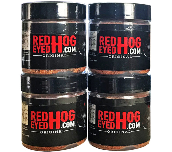 Red Eyed Hog Original Seasoning is available from 5col Survival Supply in a 4-pack.